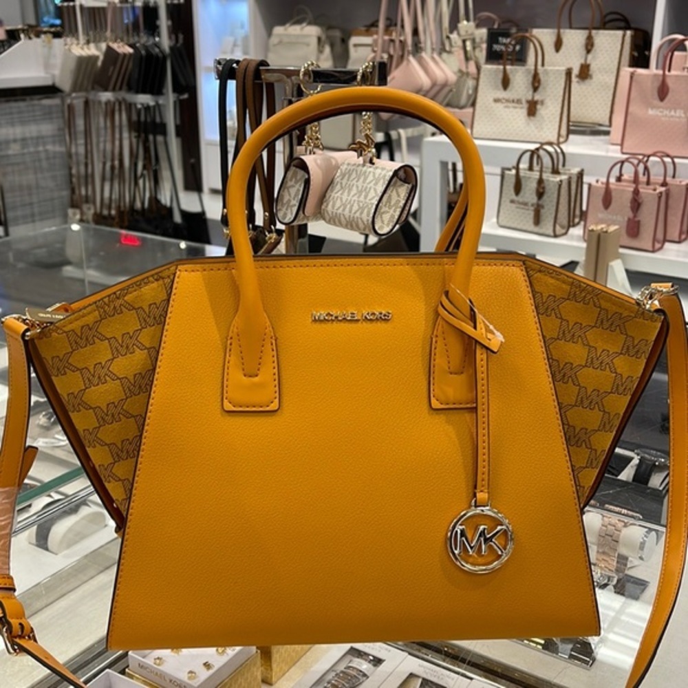 Michael Kors Avril Large Top Zip Satchel Shoulder Bag
Honeycomb